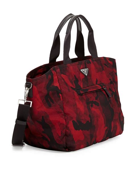 prada camo tote bag|prada tote bag vintage.